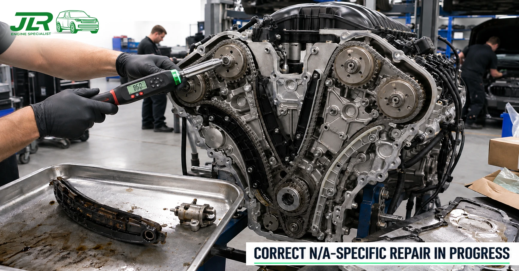 AJ126 coolant crossover pipe upgraded aluminium installation