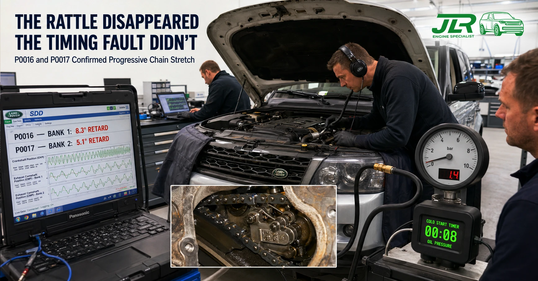 BMW N47 timing chain stretch comparison