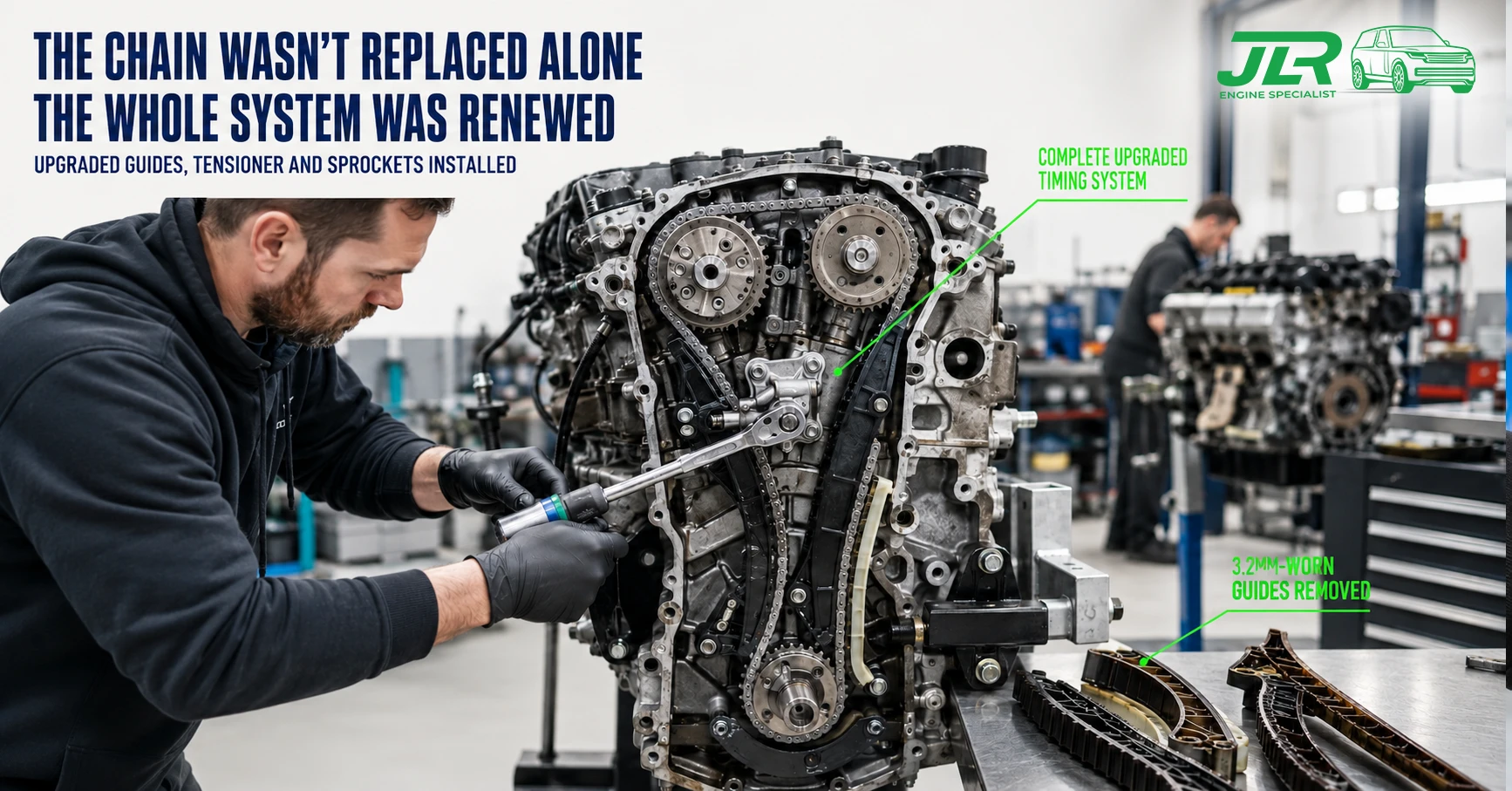 SDV6 timing chain stretch comparison