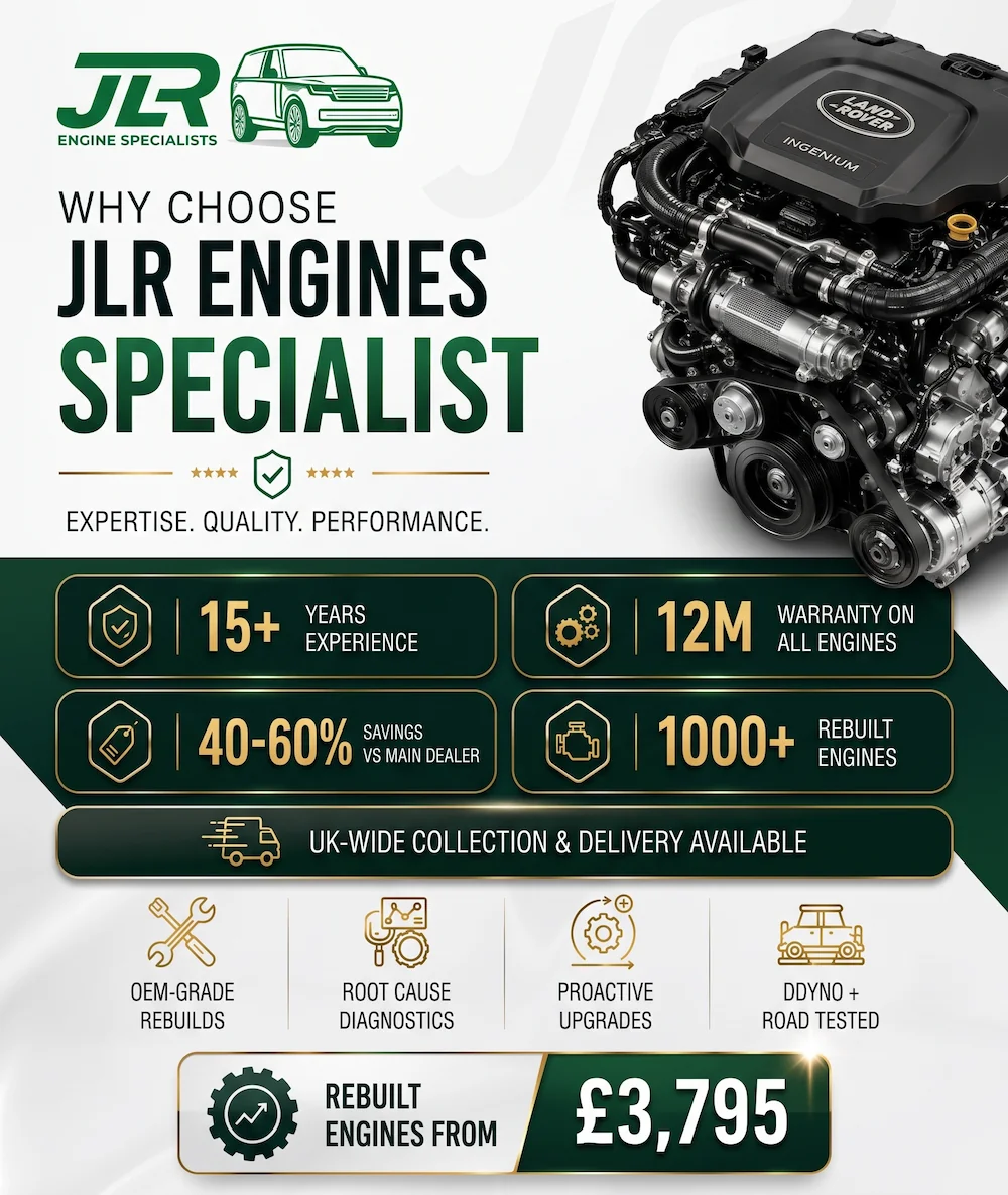 JLR Engine Specialist at work