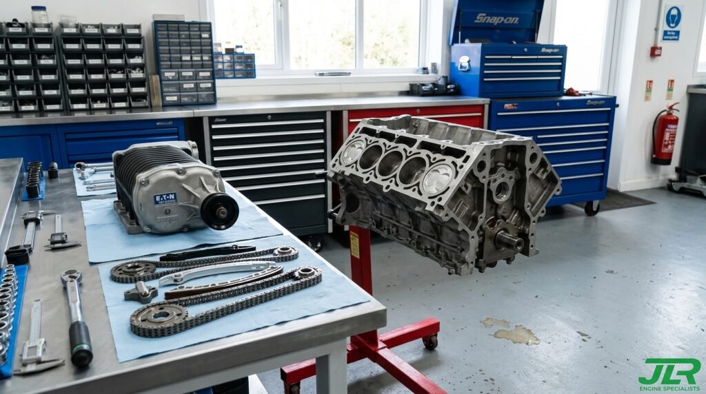 Disassembled_Jaguar_engine_block